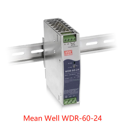60W signifient bien le rendement élevé 93% d'alimentation d'énergie du rail WDR-60-5