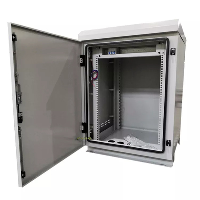 Cabinets extérieurs galvanisés 6U 9U 12U de télécom de bâti en acier de mur
