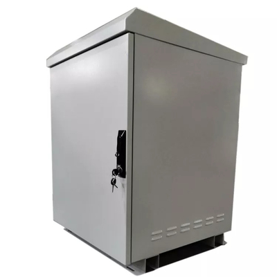 Cabinets extérieurs galvanisés 6U 9U 12U de télécom de bâti en acier de mur