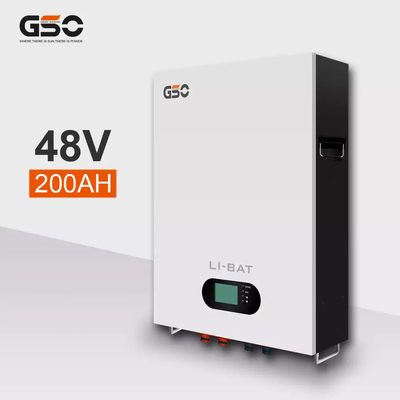 Application fixée au mur profonde de stockage de maison d'Ion Battery With BMS For de lithium du cycle 48V 200ah
