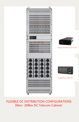 La centrale électrique de Valere Grand 36kw - 288kw Système électrique de télécommunications Eltek Flatpack2 48/2000 Il Flatpack2 48/3000HE Flatpack2 48/4000HE