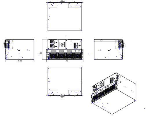 CE+T Invertisseur de puissance modulaire Dc à courant alternatif STI BRAVO 110/230 110Vdc 230Vac 2,5kva 2kw P/N T321750201