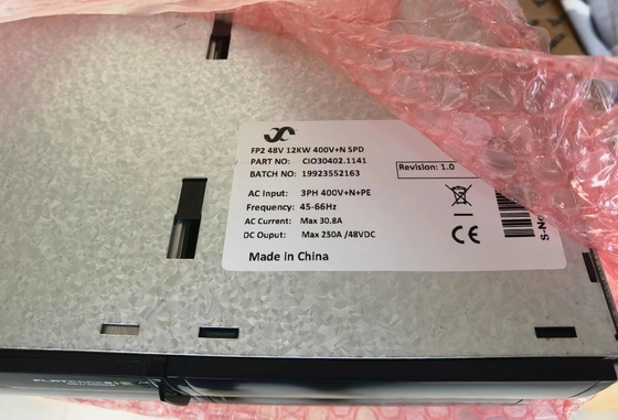 Système électrique de télécommunications en courant continu intégré Eltek 48V 12KW 2U Flatpack2 250A Système de courant continu CIO30402.XXXX