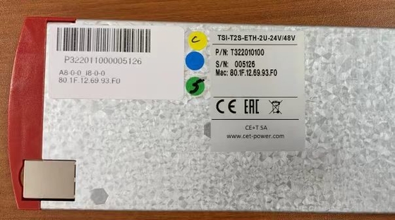 Unité de surveillance de la STI CE+T de la marque T2S ETH 2U 24V/48V P/N T322010100