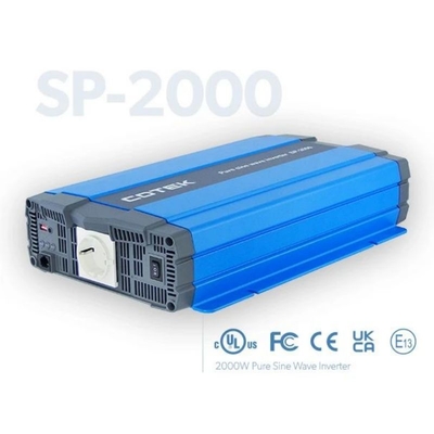 Invertisseur de puissance Cotek 2000W Pure Invertisseur d'onde sinusoïdale SP série SP-2000