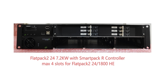Eltek FP2 24V 7.2KW Powercore 2U 19 pouces Max 4 fentes Pour le contrôleur Flatpack2 24/1800 HE Smartpack R