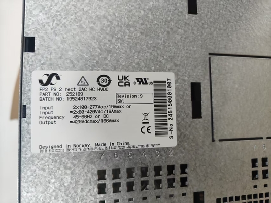 Le système d'alimentation électrique de l'entreprise Eltek 252189 FP2 PS 2 droit 2AC HC HVDC