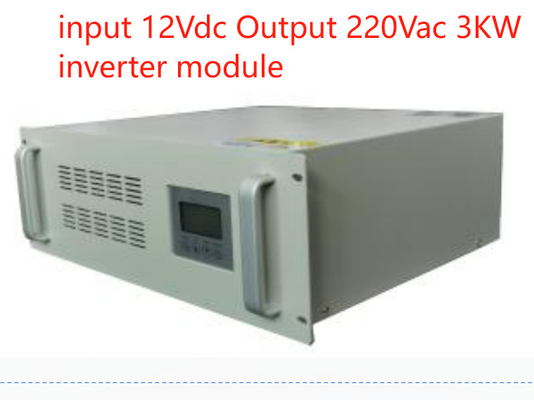 Rack stable de 19 pouces monté 1KW 2KW 3kW DC - AC Inverter professionnellement conçu sur mesure pour les besoins d'alimentation en courant continu de 12V à 220V