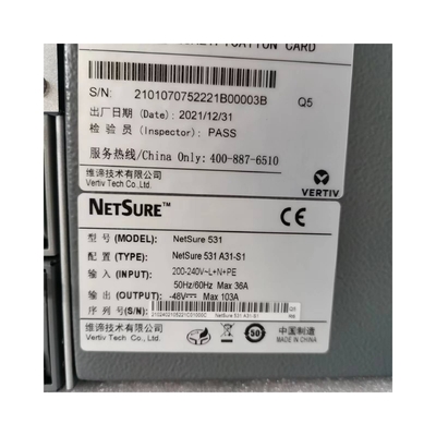 Vertiv 19 pouces système d'alimentation intégré Netsure 521A31 Switch alimentation 150A système de courant continu
