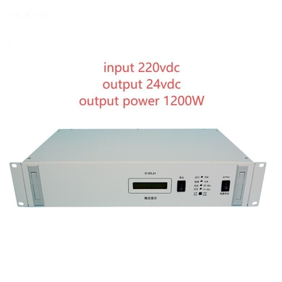 Série RCT2000D Convertisseurs DC DC isolés 19" monture de rack Entrée 220vdc Sortie 24vdc 1200W D50-11-14