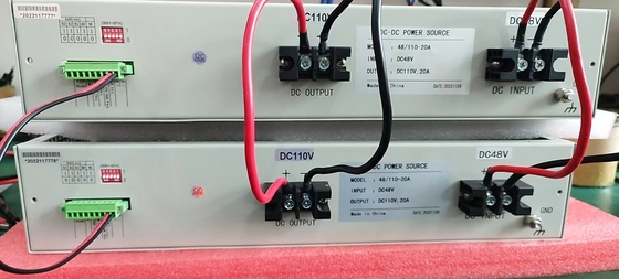 OEM ODM Convertisseurs à courant continu 19 pouces monture de rack RCT2000D Série Entrée 110vdc Sortie 24vdc 720W D30-10-14