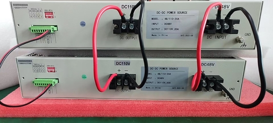 OEM ODM Convertisseurs à courant continu 19 pouces monture de rack RCT2000D Série Entrée 110vdc Sortie 24vdc 720W D30-10-14