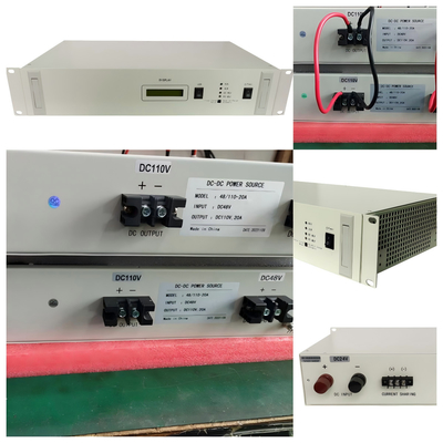 OEM ODM Convertisseurs à courant continu de 19 pouces monté sur un support RCT2000D Série Entrée 24vdc Sortie 24vdc 1200W D50-14-14