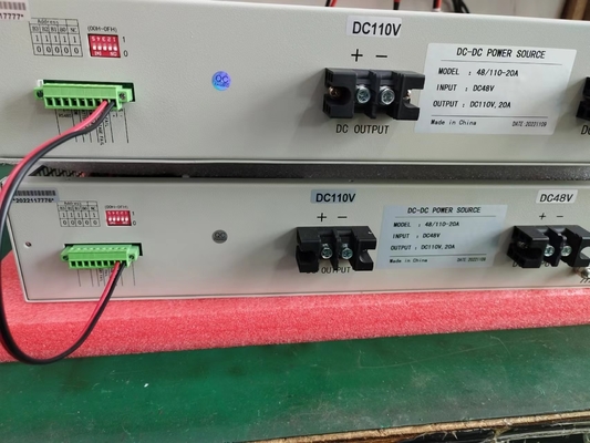 OEM ODM Convertisseurs à courant continu de 19 pouces monté sur un support RCT2000D Série Entrée 24vdc Sortie 24vdc 1200W D50-14-14