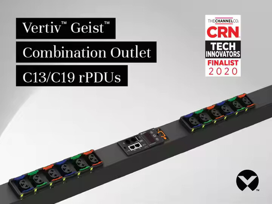 Vertiv Geist GU1 série Smart C13 C19 type de surveillance 16A 32A Universal Rack Pdu Centre de données de distribution d'énergie