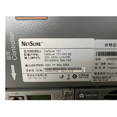 Système d'alimentation électrique de télécommunications de haute efficacité Emerson 731Series Netsure731A41-S8