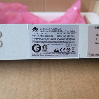 Huawei OPM30M Module d'alimentation extérieure 48V Communication Outdoor Énergie de commutation étanche à l'eau 2000W Station de base AC à DC