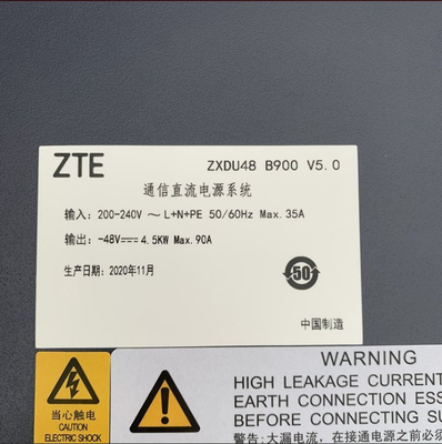 ZTE ZXDU48 B900 V5.0 Communication alimentation en courant continu Système d'alimentation en courant continu 48V90A AC à l'équipement de communication directe