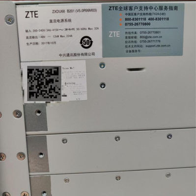 Système d'alimentation télécom haute efficacité Zte -48v 200a Zxdu68 B201 intégré