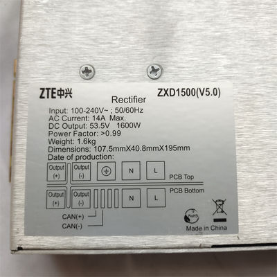 ZTE 48V 48/1500w ZXD1500v4.0 48v 3000w 48v 220v Module rectificateur ac à 48v dc