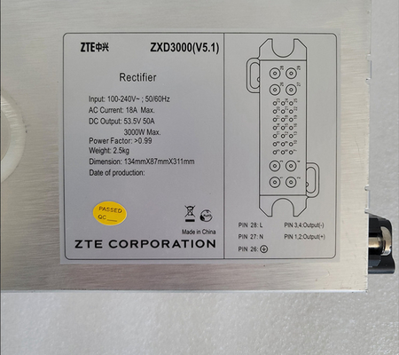 Module d'alimentation de communication ZTE ZXD3000 V5.6 V5.5 48V50A AC-DC Redresseur haute efficacité 3000W