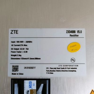 ZTE ZXD4000V5.0 Module de rectificateur d'alimentation par commutation à haute fréquence 48V75A Puissance 4000W AC-DC