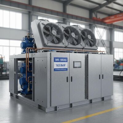MK-180AS réfrigérateur à vis refroidi à l'air 163,8 kW - Machine de réfrigération industrielle