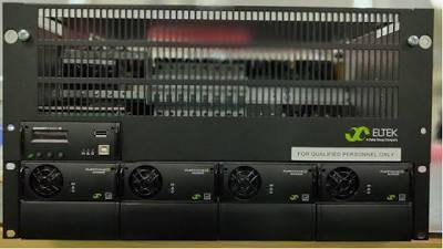 Système d'alimentation Eltek 48Vdc 12kW avec une distribution complète de charge et de batterie