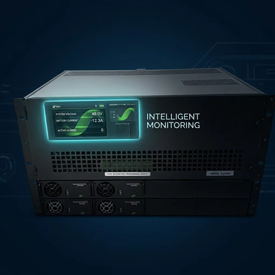 FP2 Système d'alimentation intégré 48V 12KW 6KVA 230V 5U pour station de base avec protection contre les surtensions SPD