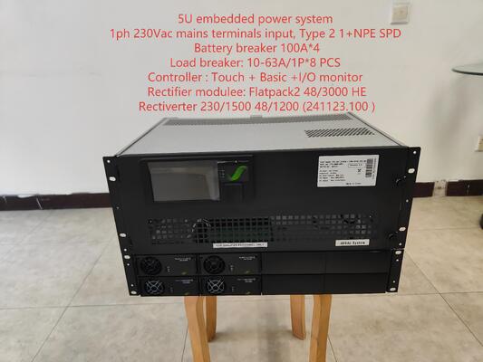 Système d'alimentation intégré Eltek Rectiverter 5U | Alimentation CA et CC intégrée pour centre de données télécom