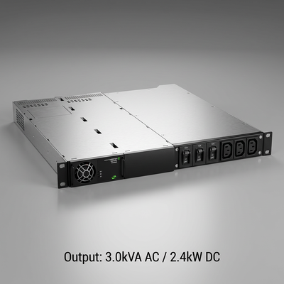 le système d'alimentation de télécom de 3kVA 1phase 220VDC Rectiverter a intégré autonome (numéro de la pièce : CTOR0201.003)