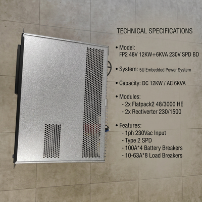 Système d'alimentation Eltek Rectiverter 12KW DC 6KVA AC Smartpack2 Commande Tactile
