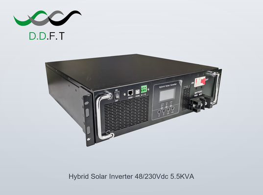 Invertisseur solaire hybride de 48 V 5,5 kW avec 100 A MPPT et compatibilité LiFePO4 pour les systèmes d'énergie intelligents