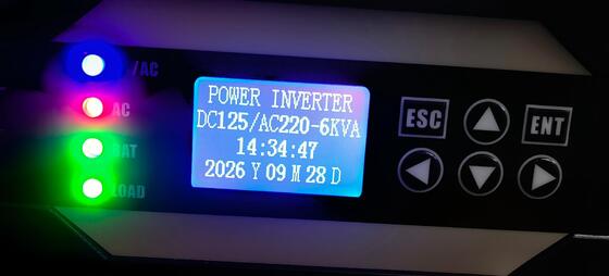 6KVA 125VDC to 220VAC Rack Mount Inverter  4800W Pure Sine Wave Telecom Power Supply with 4  Pcs C13 Outlets Custom made 