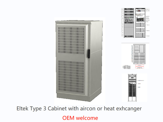 Type 3 Cabinets extérieurs d'Eltek de télécom