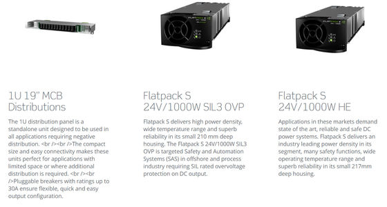 équipement des télécom CTOS0301.1319 OLT de 48V 5.4kw Eltek Flatpack S 1U 241122,125