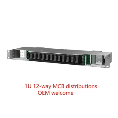 12 unité de distribution d'énergie de PDU de support de la manière MCB Data Center 1U