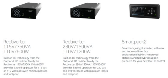 Système d'alimentation de télécom de Flatpack 2 CIOR1207 18KVA 24KVA 241120,100 241120,102