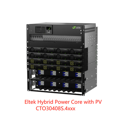 Système d'alimentation hybride de télécom du noyau Flatpack2 de puissance avec MPPT 24KW CTO30408S.4