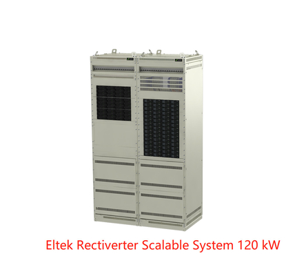 Système d'alimentation de télécom de Rectiverter Eltek 120kW extensible 230/400VAC grand système de 3 phases