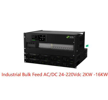 Systèmes en vrac industriels 24-220Vdc 2kw- 16kw de l'alimentation AC/DC d'Eltek avec Flatpack 2 redresseurs