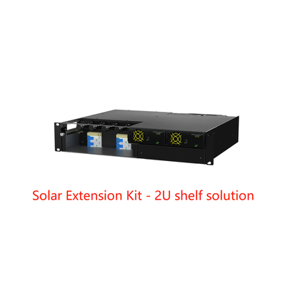 Étagère solaire du kit 3U d'extension de système hybride de télécom de puissance de 6.4KW 12.8KW Eltek